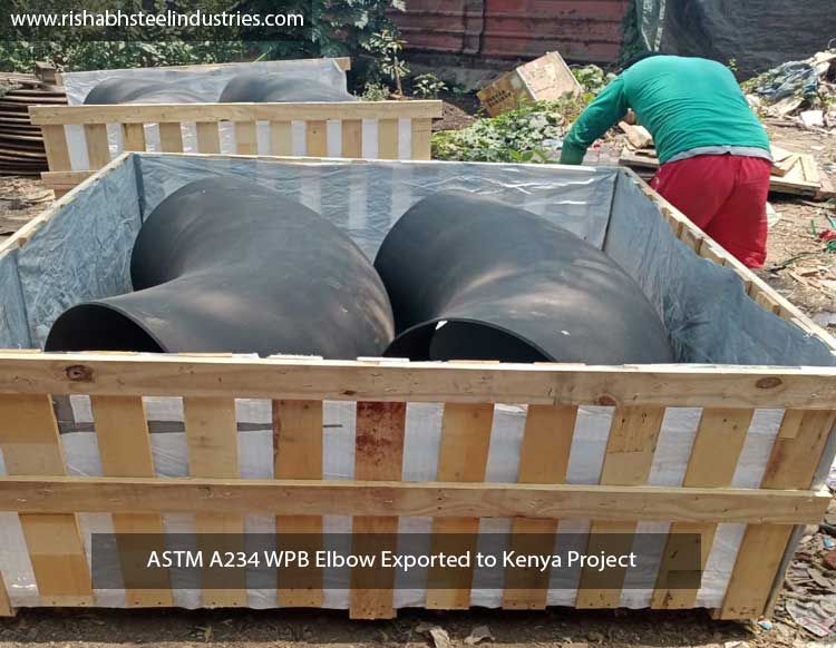 ASTM A234 WPB Elbow Exported to Kenya Project