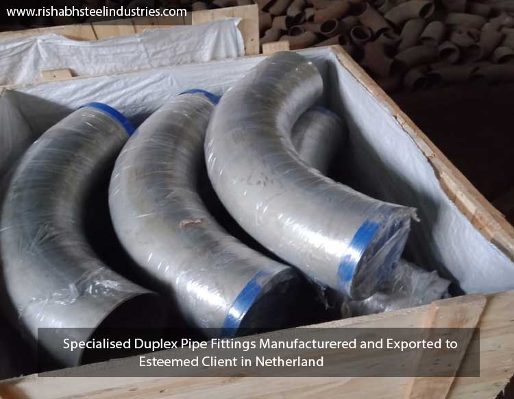 Specialised Duplex Pipe Fittings Manufacturered and Exported to Esteemed Client in Netherland 