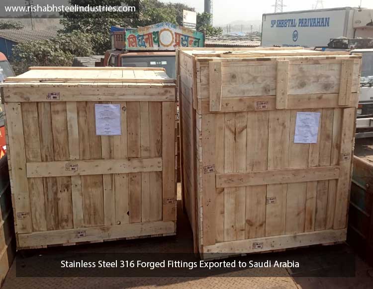 Stainless Steel 316 Forged Fittings Exported to Saudi Arabia