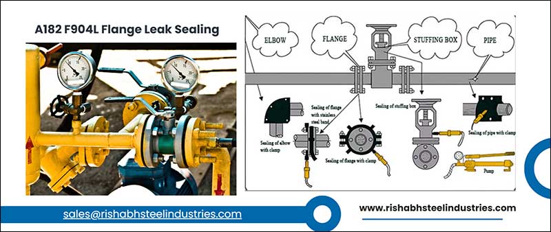 A182 F904L Flange Leak Sealing
