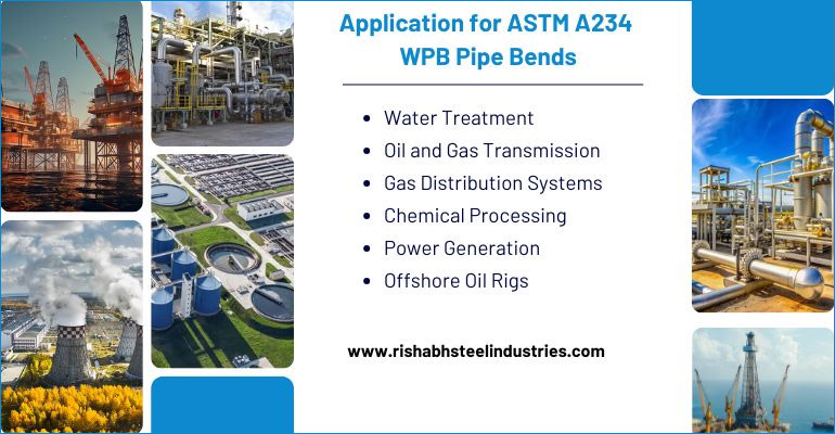 Application for ASTM A234 WPB Pipe Bends