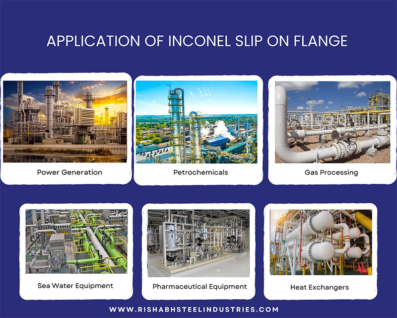 Application of Inconel Slip On Flange