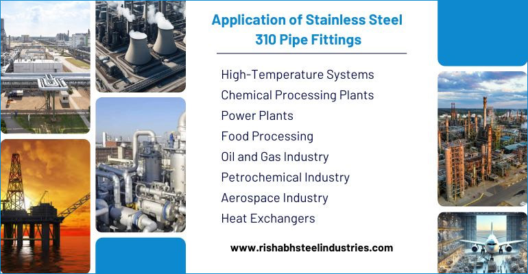 Application of Stainless Steel 310 Pipe Fittings
