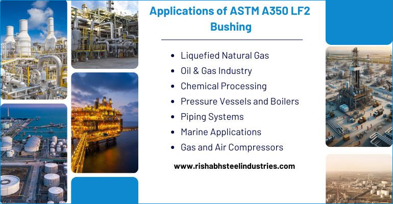 Applications of ASTM A350 LF2 Bushing