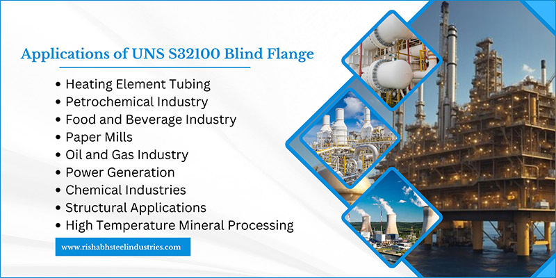Applications of UNS S32100 Blind Flange