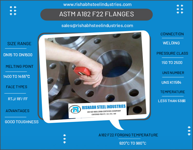 ASTM A182 F22 Flanges