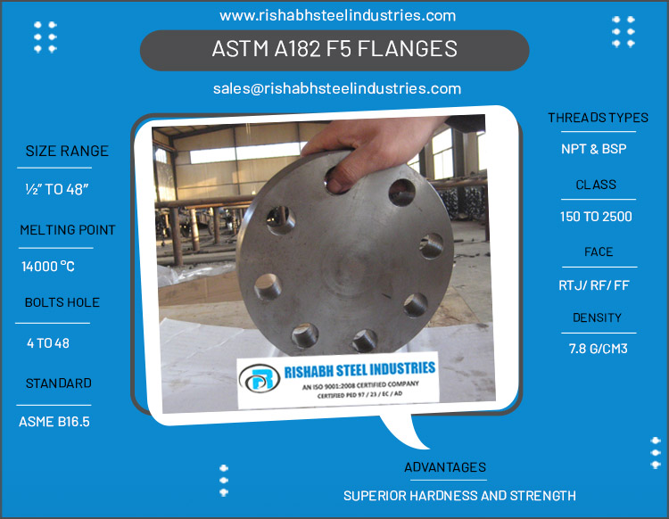 ASTM A182 F5 Flanges