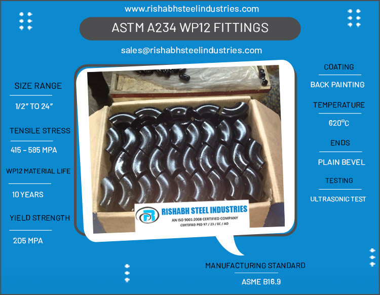 ASTM A234 WP12 Fittings