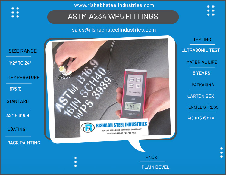 ASTM A234 WP5 Fittings
