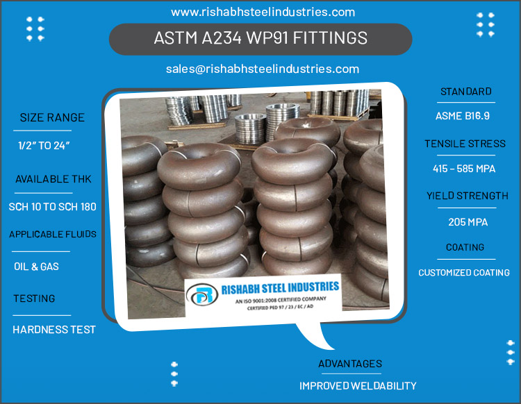 ASTM A234 WP91 Fittings
