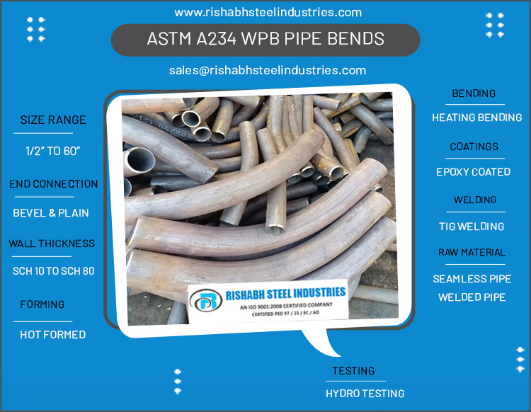ASTM A234 WPB Pipe Bends