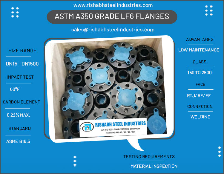 ASTM A350 Grade LF6 Flanges
