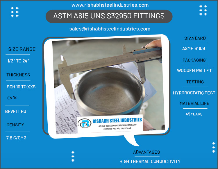 ASTM A815 UNS S32950 Fittings