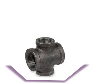 Black malleable iron cross