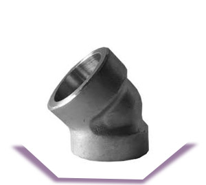 CS Socket Weld 45 Degree Elbow