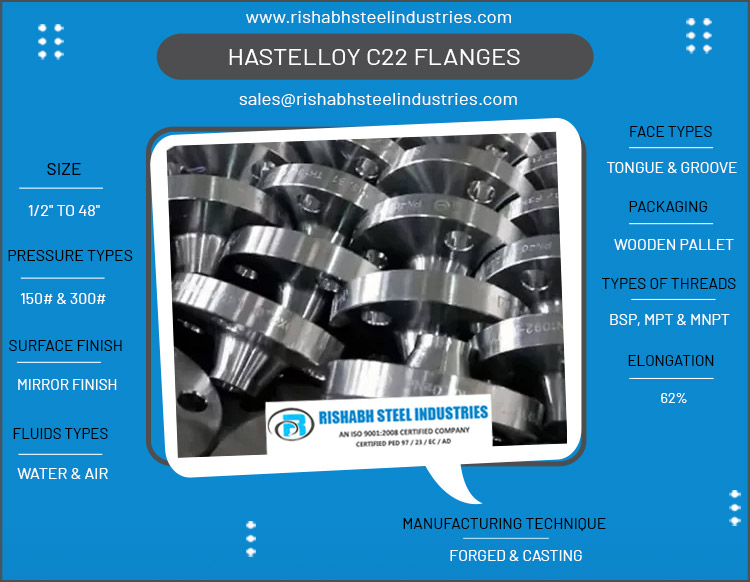 Hastelloy C22 Flanges