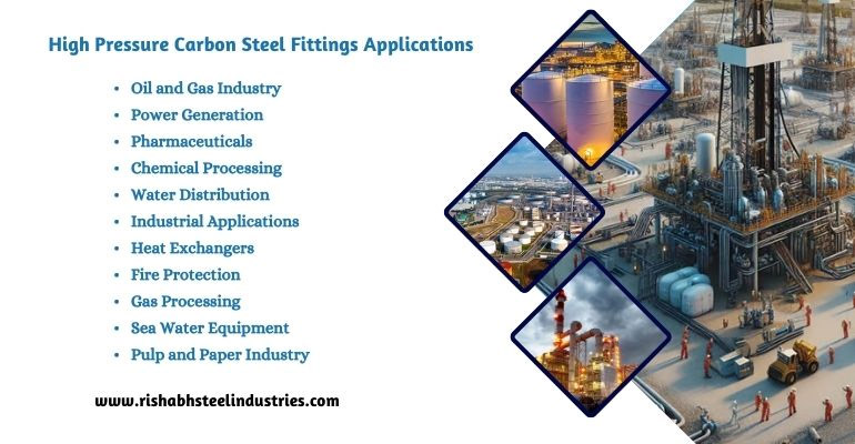 High Pressure Carbon Steel Fittings Applications