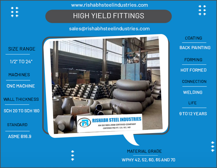 High Yield Fittings Manufacturer in India