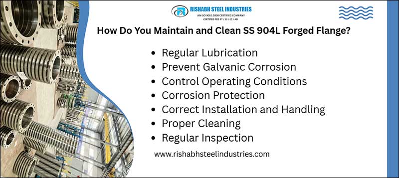 How Do You Maintain and Clean SS 904L Forged Flange?