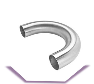 Incoloy 825 180 deg pipe bend