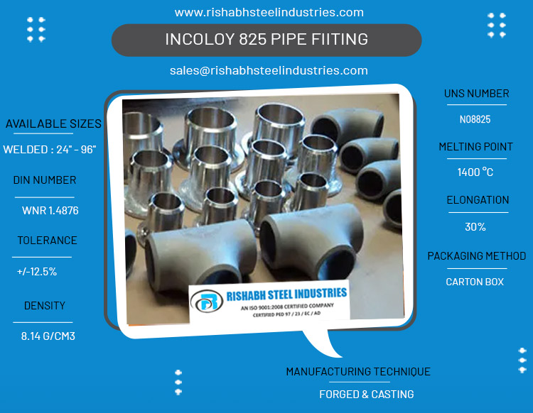Incoloy 825 Pipe Fittings