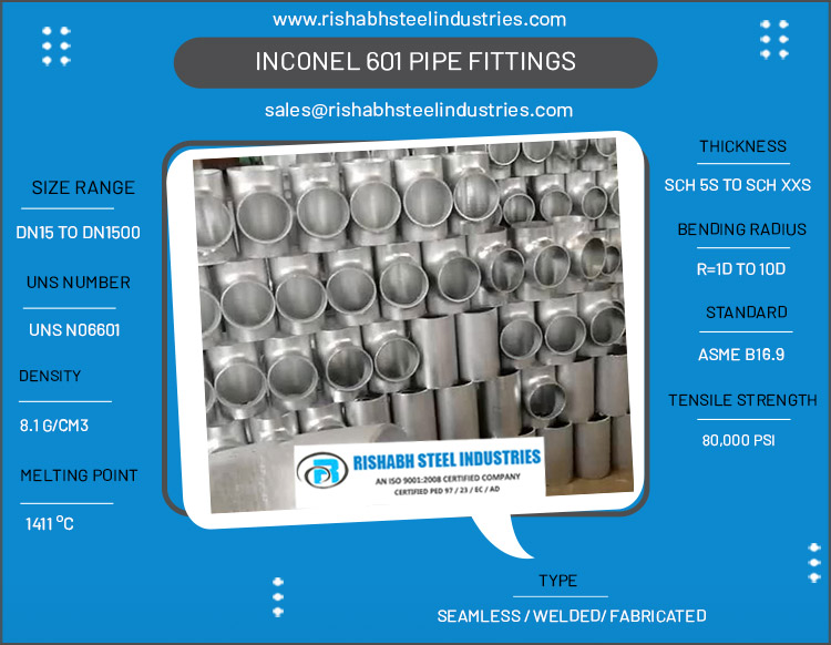 Inconel 601 Pipe Fittings