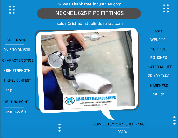 Inconel 625 Pipe Fittings