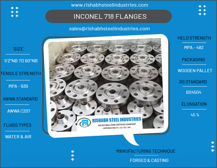 Inconel 718 Pipe Flanges