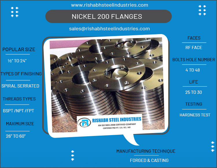 Nickel 200 Flanges