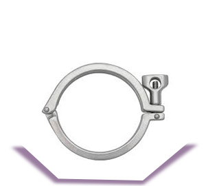 Single Pin Heavy Duty Clamp with Cross Hole Wing Nut