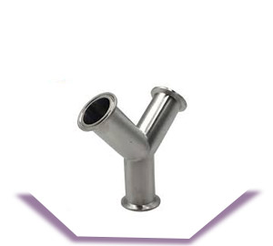 SS Sanitary Y Piece