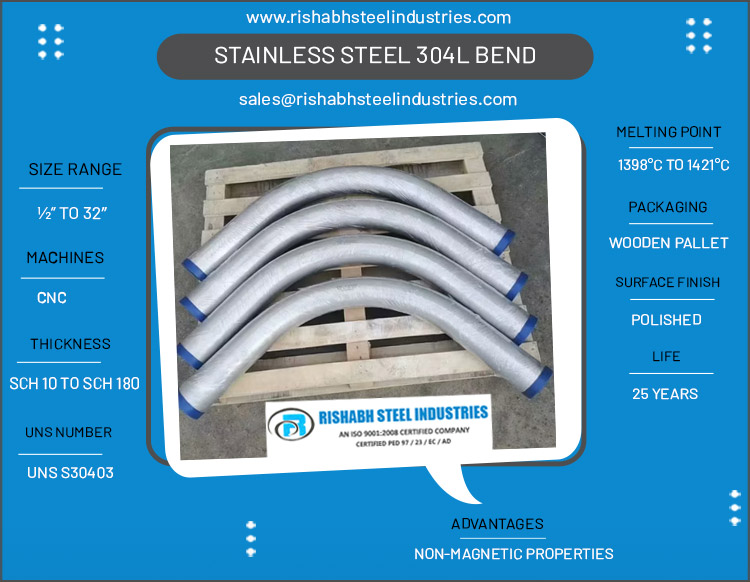 Stainless Steel 304L Bend