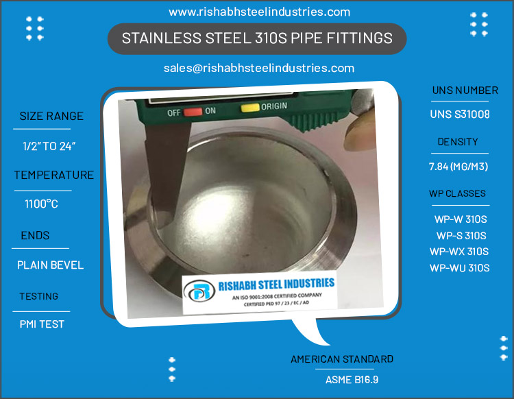 Stainless Steel 310S Pipe Fittings