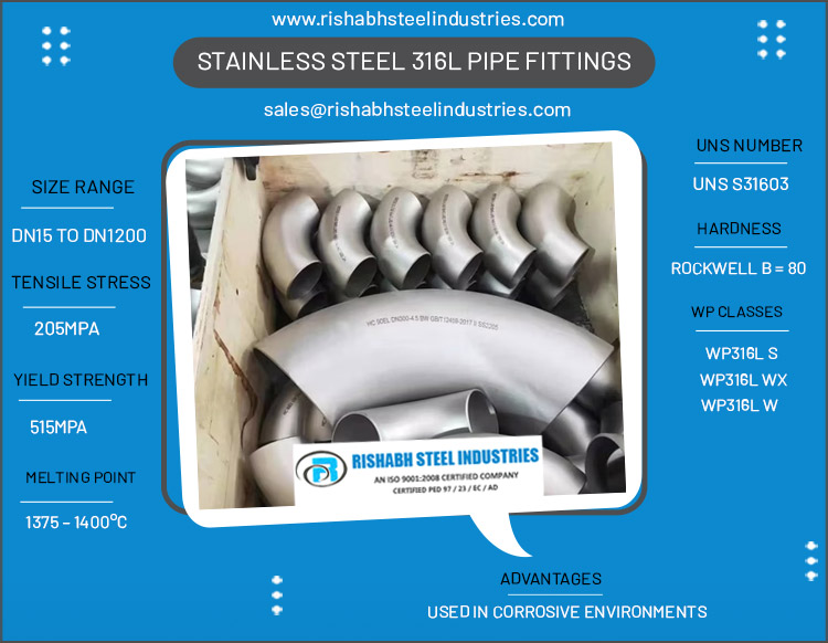 Stainless Steel 316L Pipe Fittings