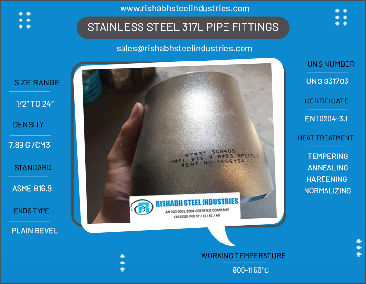Stainless Steel 317L Pipe Fittings