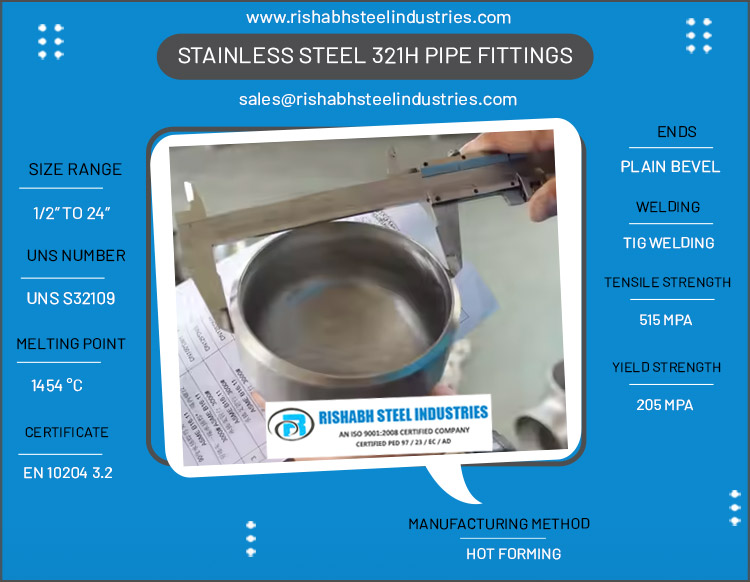 Stainless Steel 321H Pipe Fittings
