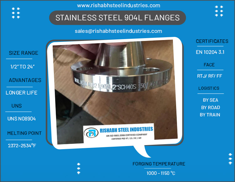 Stainless Steel 904L Flanges
