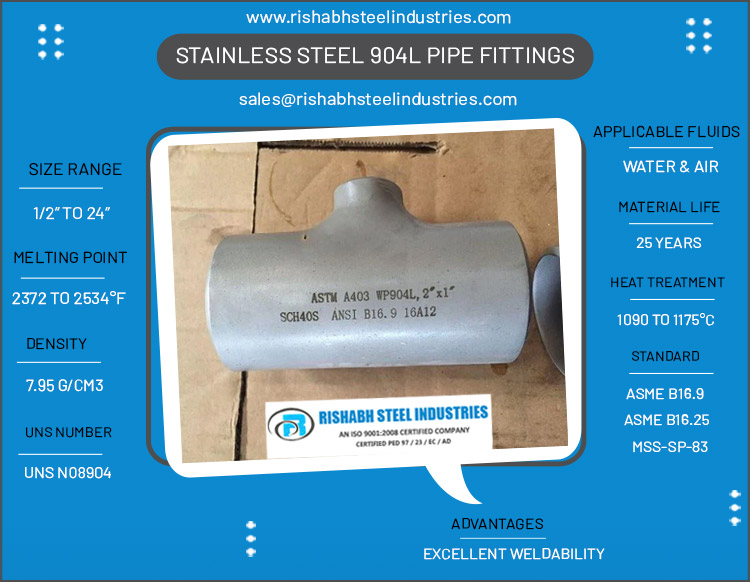 Stainless Steel 904L Pipe Fittings