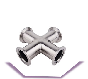 Stainless Steel Dairy 4 Way Cross