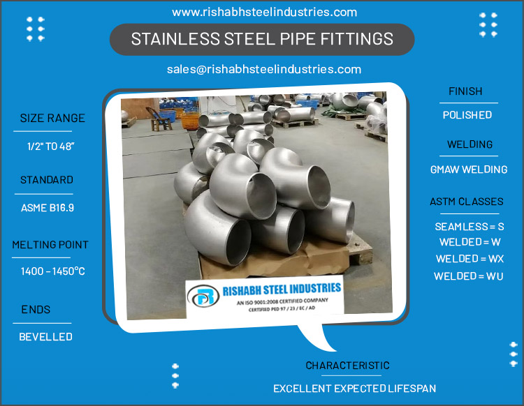 Stainless Steel Pipe Fittings Manufacturers in India