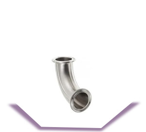 Stainless Steel Sanitary 45 Deg Bend