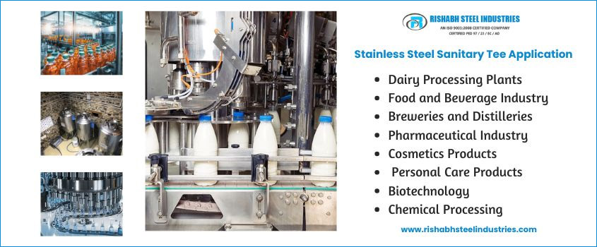 Stainless Steel Sanitary Tee Application