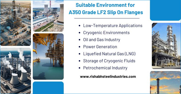 Suitable Environment for A350 Grade LF2 Slip On Flanges