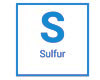 Sulfur [S] :