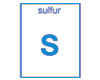 Sulphur (S) :