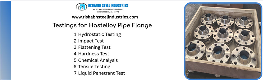 Testings for Hastelloy Pipe Flange
