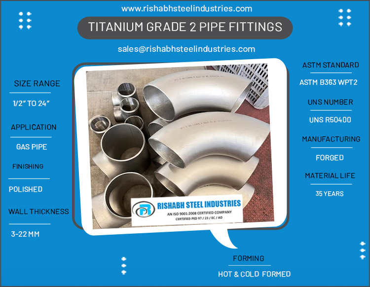 Titanium Grade 2 Pipe Fittings