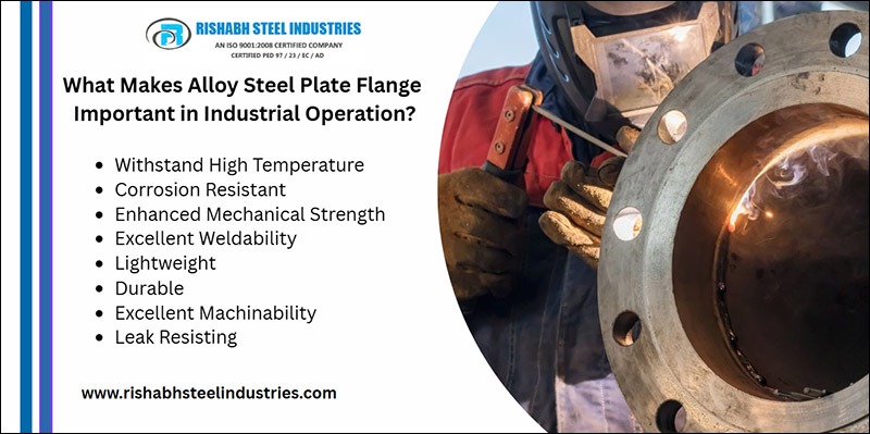 What Makes Alloy Steel Plate Flange Important in Industrial Operation?